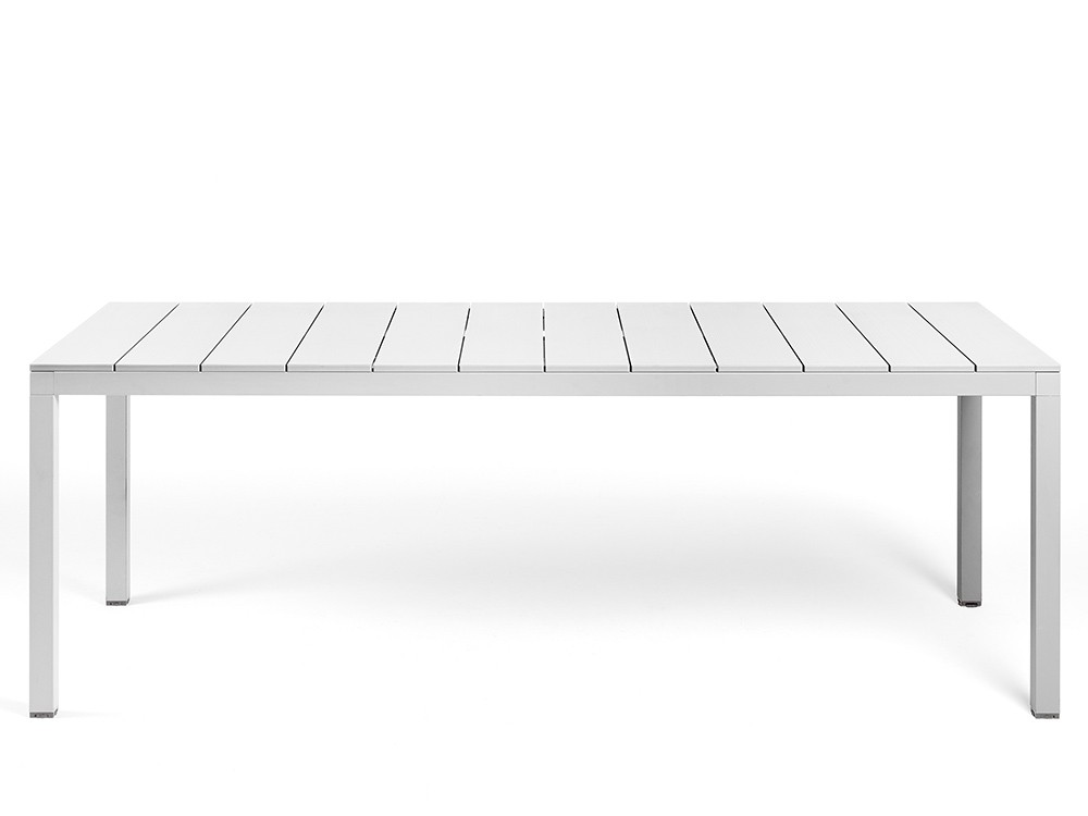 Mesa fija de comedor exterior Río Aluminio de Nardi - 9