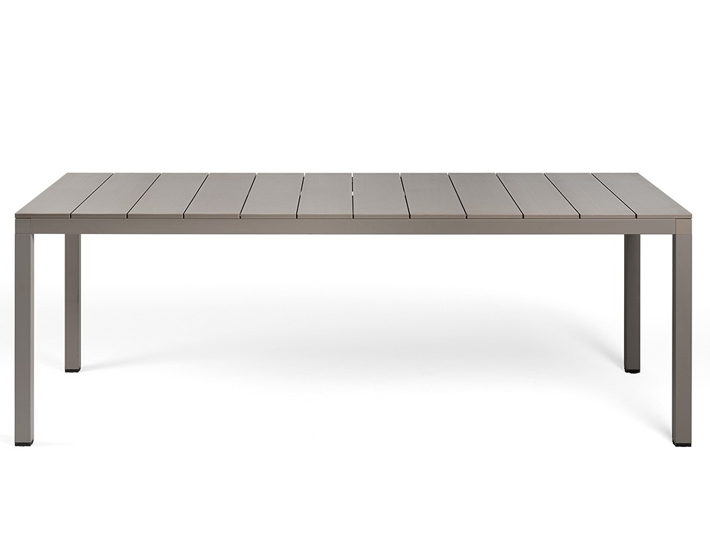 Mesa fija de comedor exterior Río Aluminio de Nardi - 10