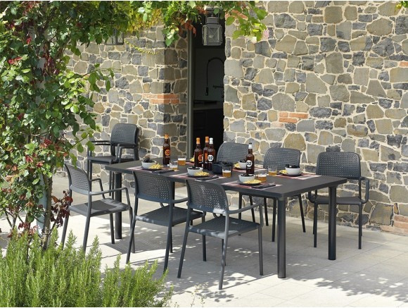 Mesa extensible de polipropileno Libeccio de Nardi - 1