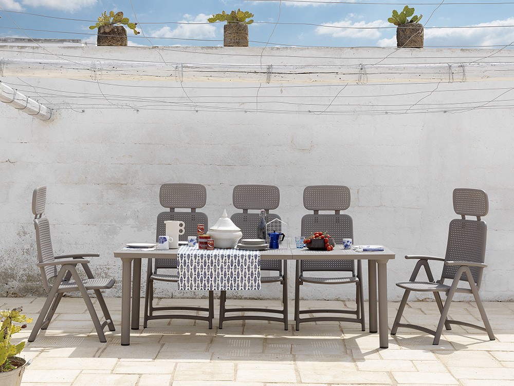 Mesa extensible de polipropileno Libeccio de Nardi - 3