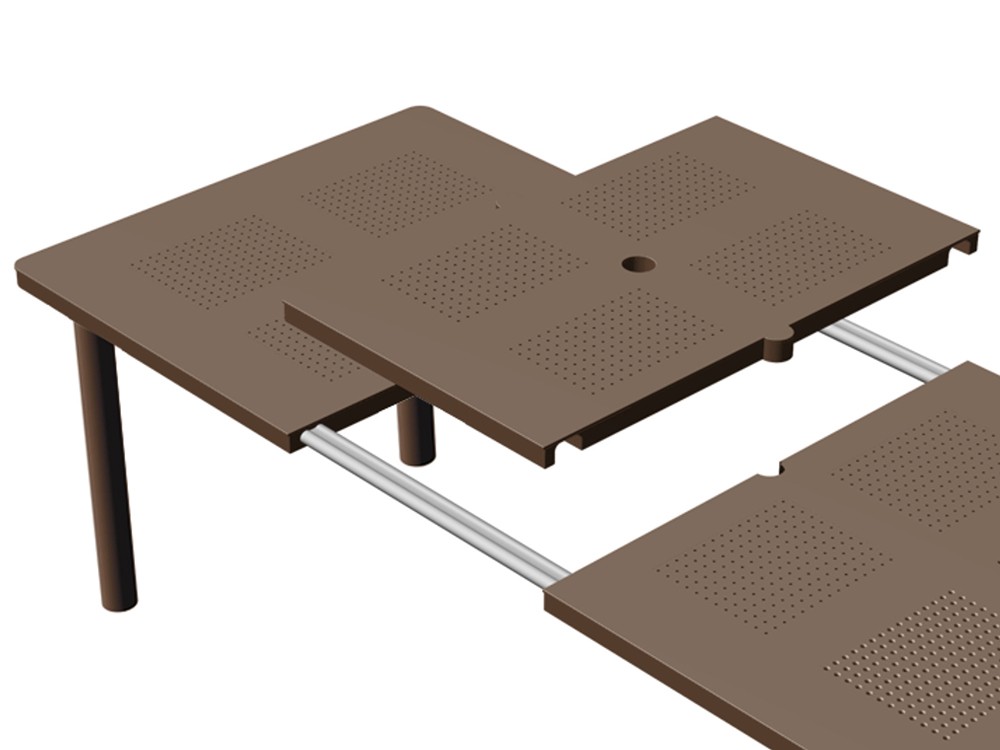 Mesa extensible de polipropileno Libeccio de Nardi - 12