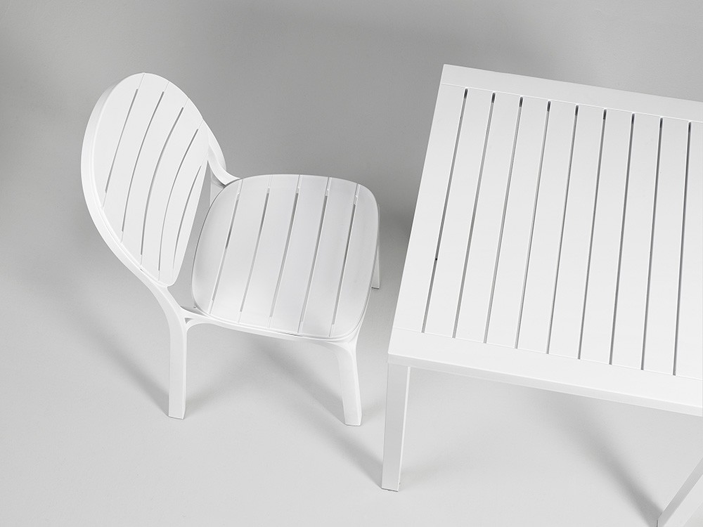 Mesa para comedor exterior de polipropileno Cube de Nardi -21