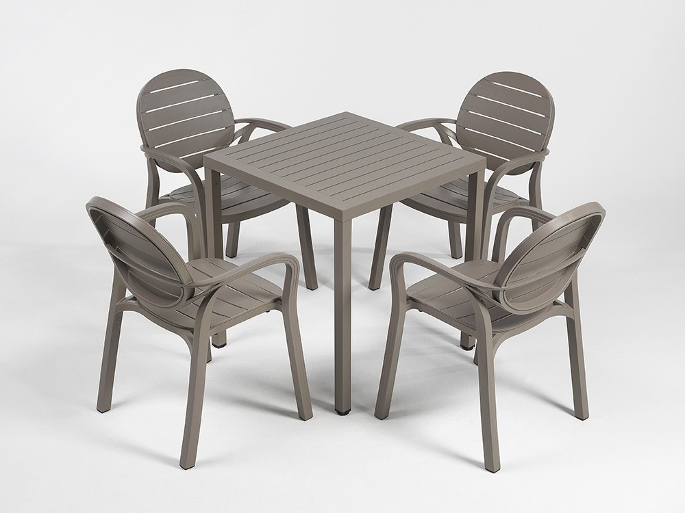 Mesa para comedor exterior de polipropileno Cube de Nardi -16