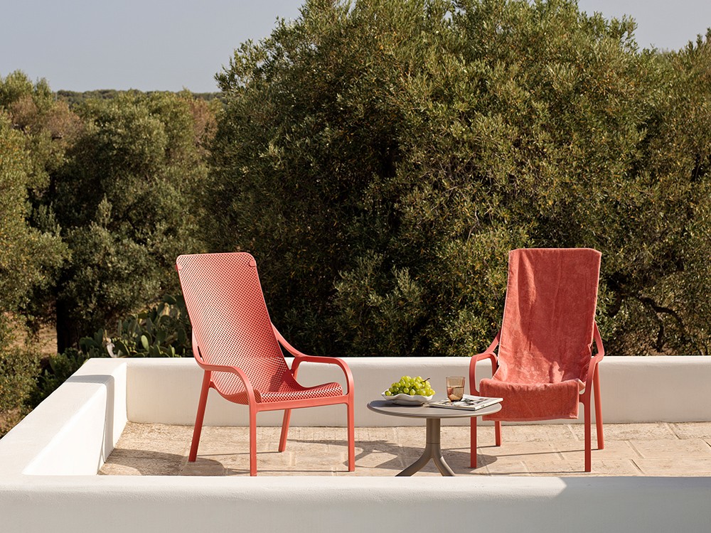 Mesa auxiliar redonda con dos altura Spritz de Nardi - 1