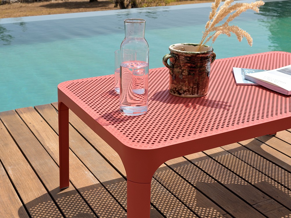 Mesa de centro para salón exterior Net de Nardi -14