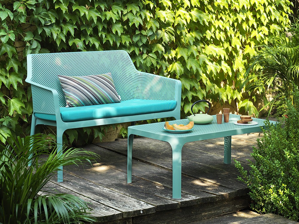 Mesa de centro para salón exterior Net de Nardi -4