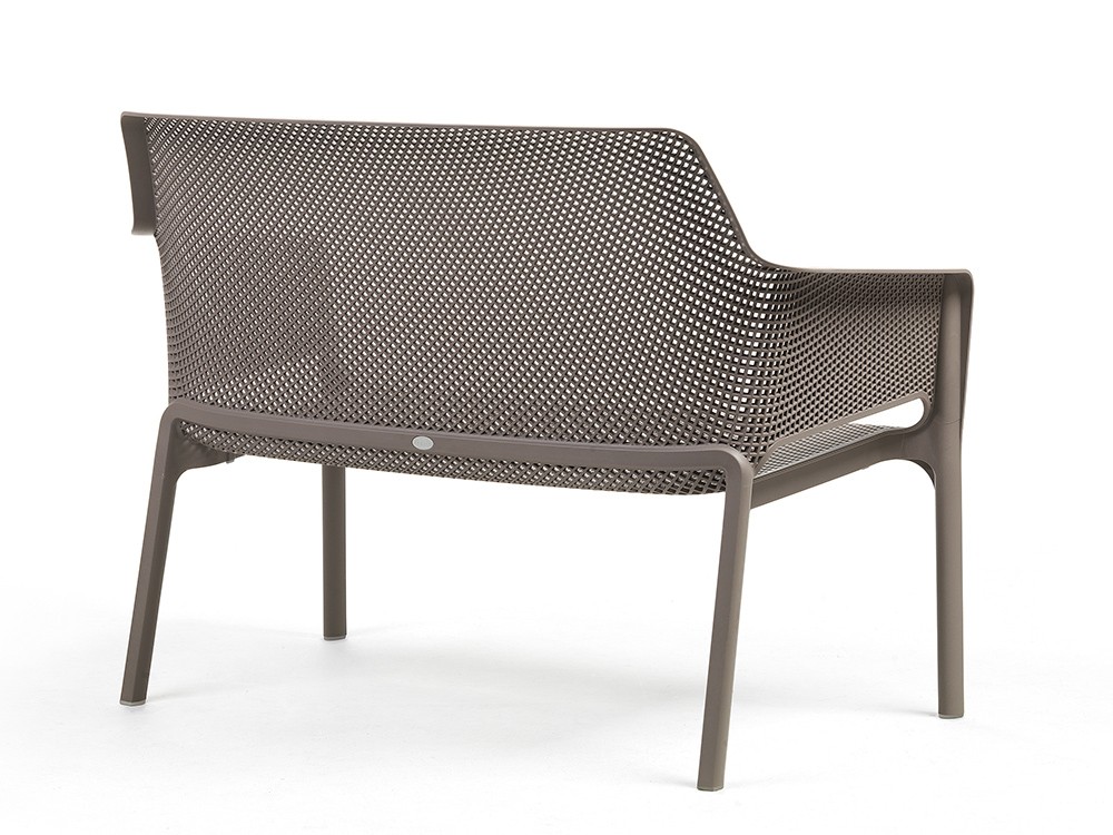 Banco para terraza o jardín de polipropileno Net de Nardi - 4