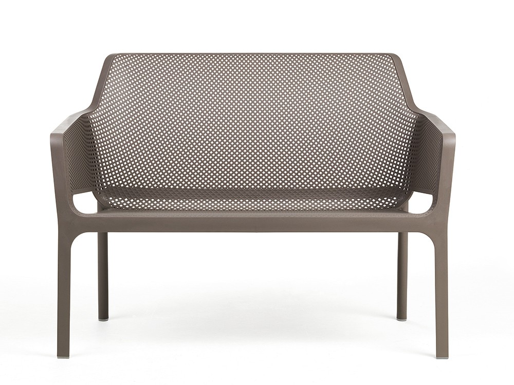 Banco para terraza o jardín de polipropileno Net de Nardi - 1