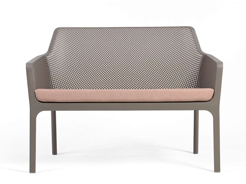 Banco para terraza o jardín de polipropileno Net de Nardi - 12