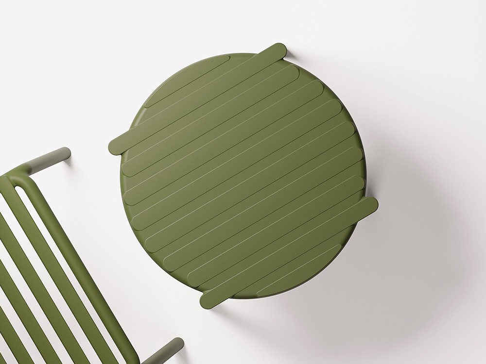 Mesa auxiliar apilable de polipropileno Tavolino de  Nardi - 14