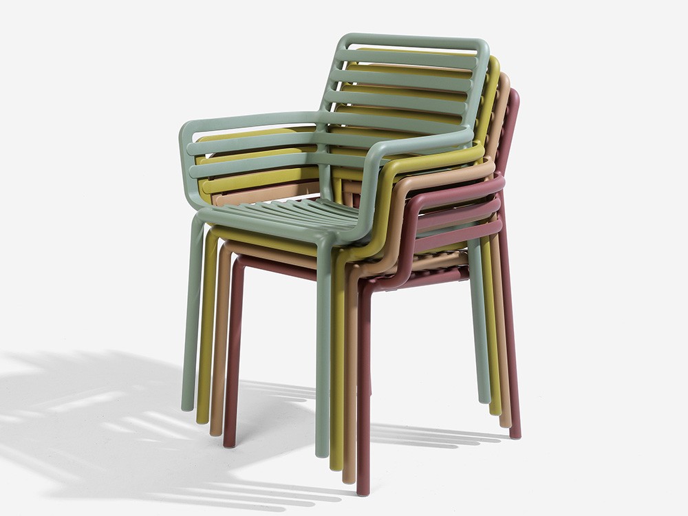 Sillón de comedor apilable de polipropileno Doga de Nardi - 10