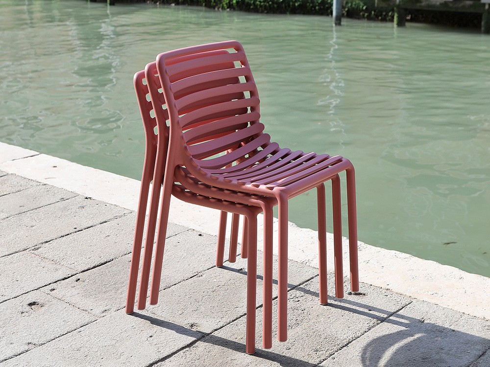 Silla apilable para comedor exterior de polipropileno Doga de Nardi - 17