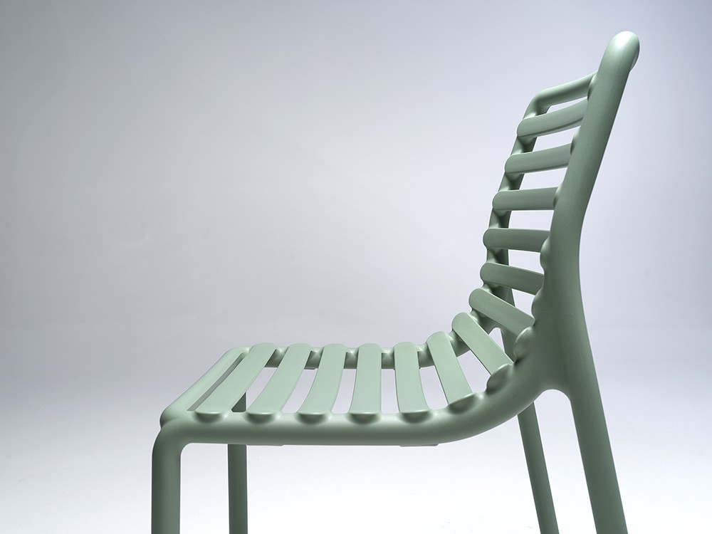 Silla apilable para comedor exterior de polipropileno Doga de Nardi - 14