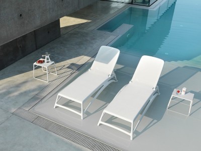 Mesa auxiliar para terraza o jardín de polipropilento Pop de Nardi - 7