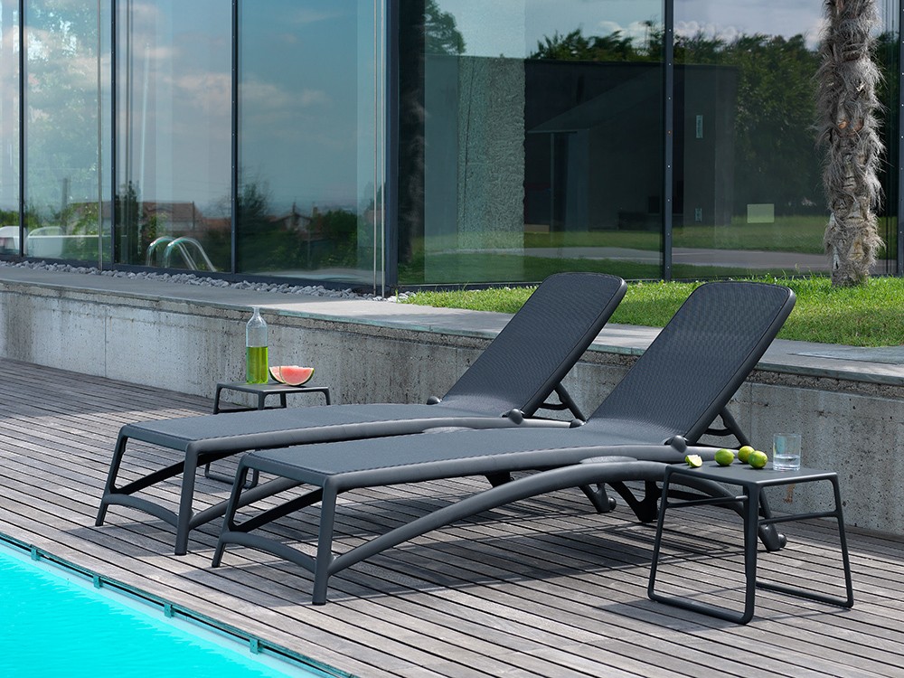 Tumbona reclinable de polipropileno Atlantico de Nardi - 17