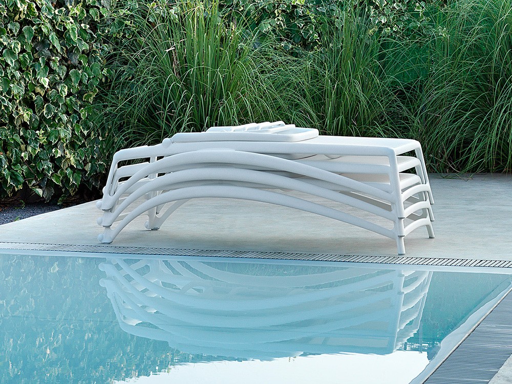 Tumbona reclinable de polipropileno Atlantico de Nardi - 20