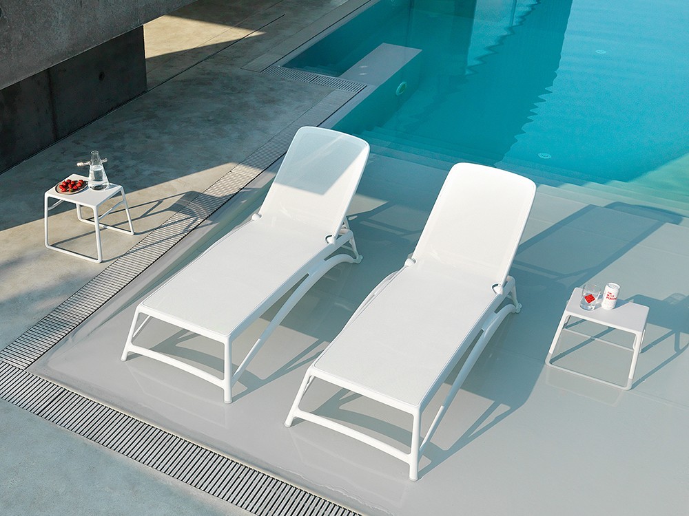 Tumbona reclinable de polipropileno Atlantico de Nardi - 21