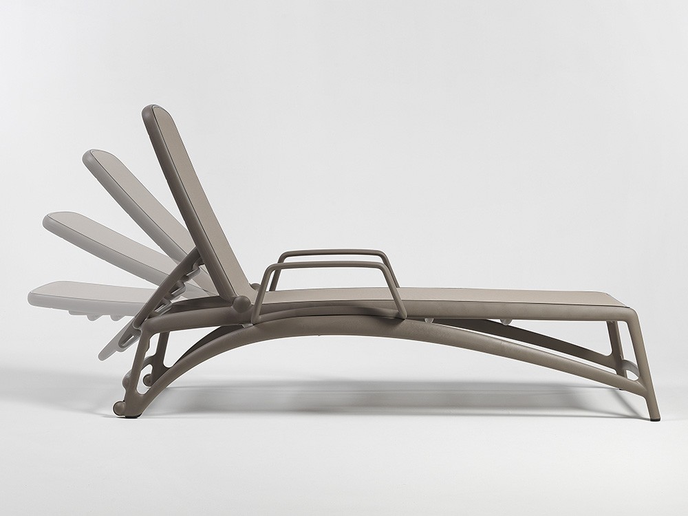 Tumbona reclinable de polipropileno Atlantico de Nardi - 12