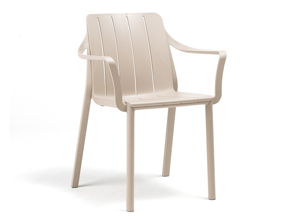 Sillón de comedor apilable de polipropileno Tiberina de Nardi - 3
