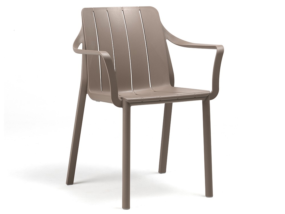 Sillón de comedor apilable de polipropileno Tiberina de Nardi - 4