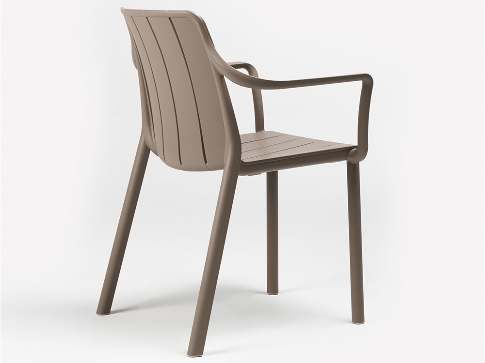 Sillón de comedor apilable de polipropileno Tiberina de Nardi - 6