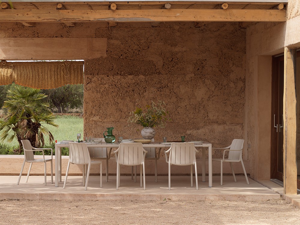 Sillón de comedor apilable de polipropileno Tiberina de Nardi - 10