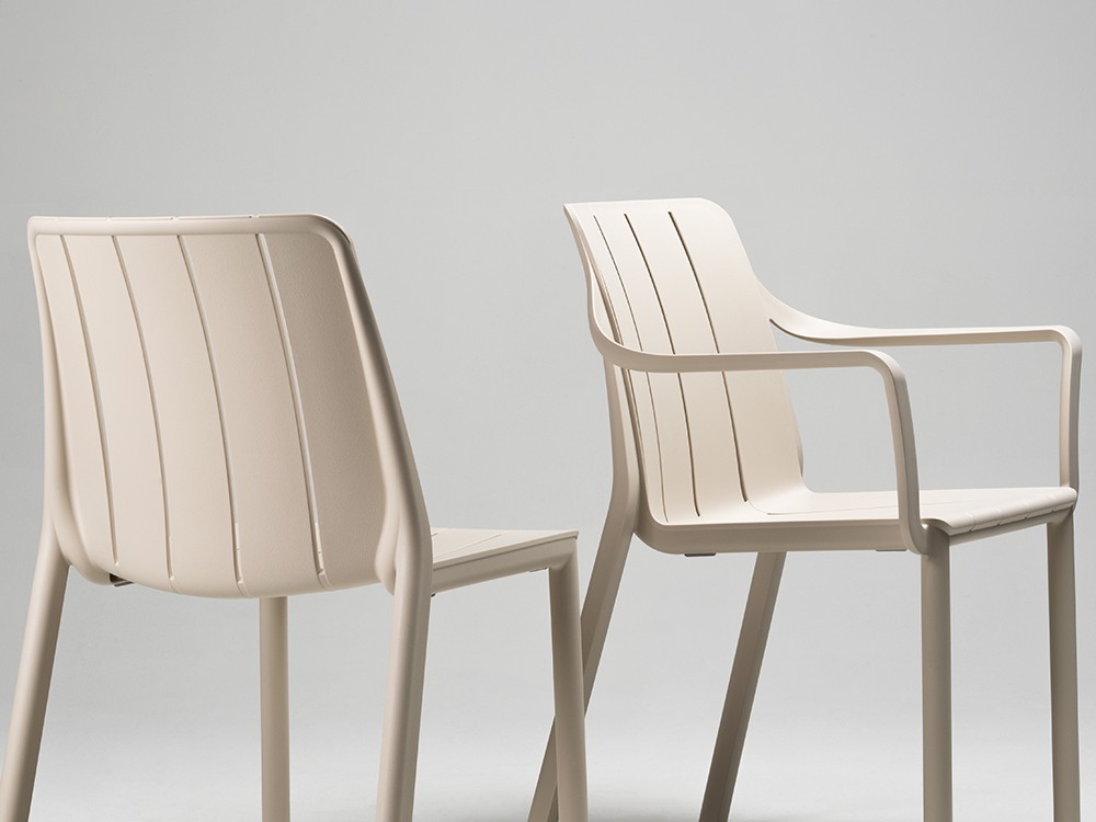 Sillón de comedor apilable de polipropileno Tiberina de Nardi - 11
