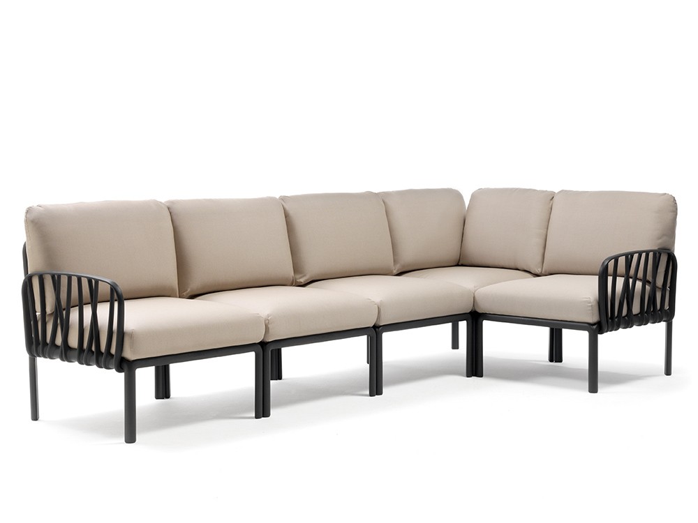 Sofá modular esquina de polipropileno para salón exterior Komodo de Nardi - 5