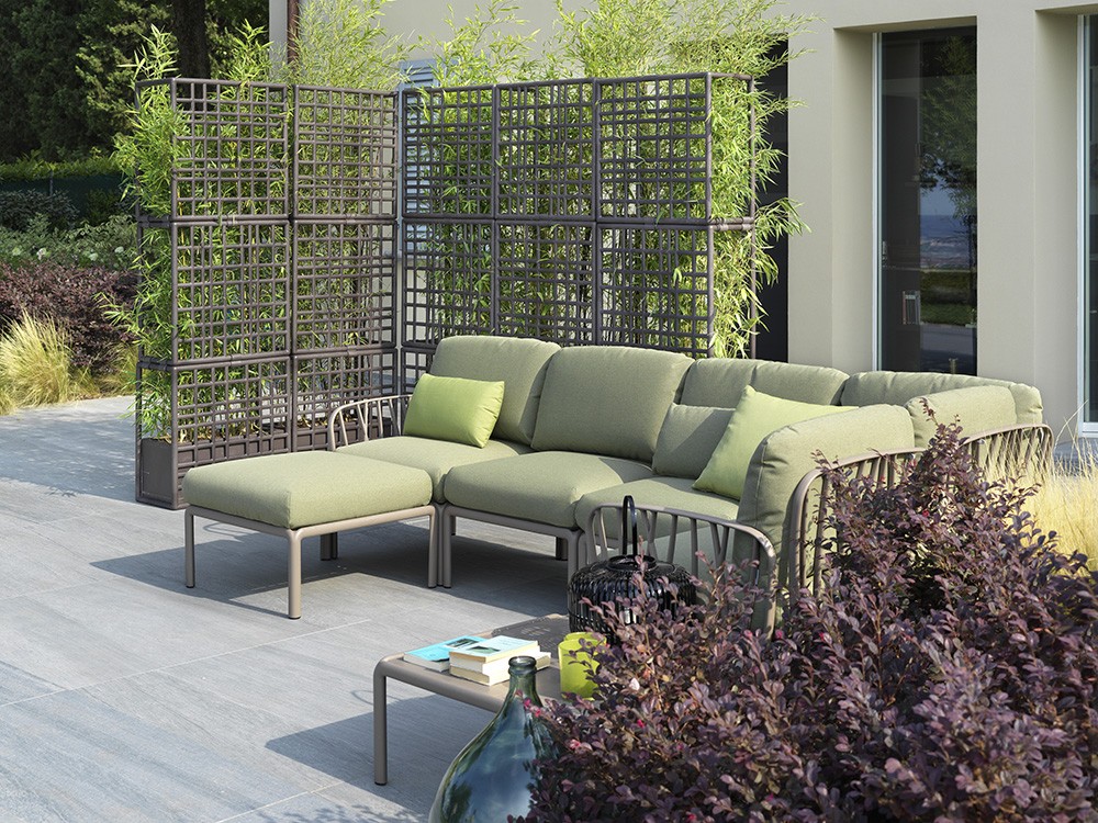 Puf para salón exterior de polipropileno Komodo de Nardi - 15