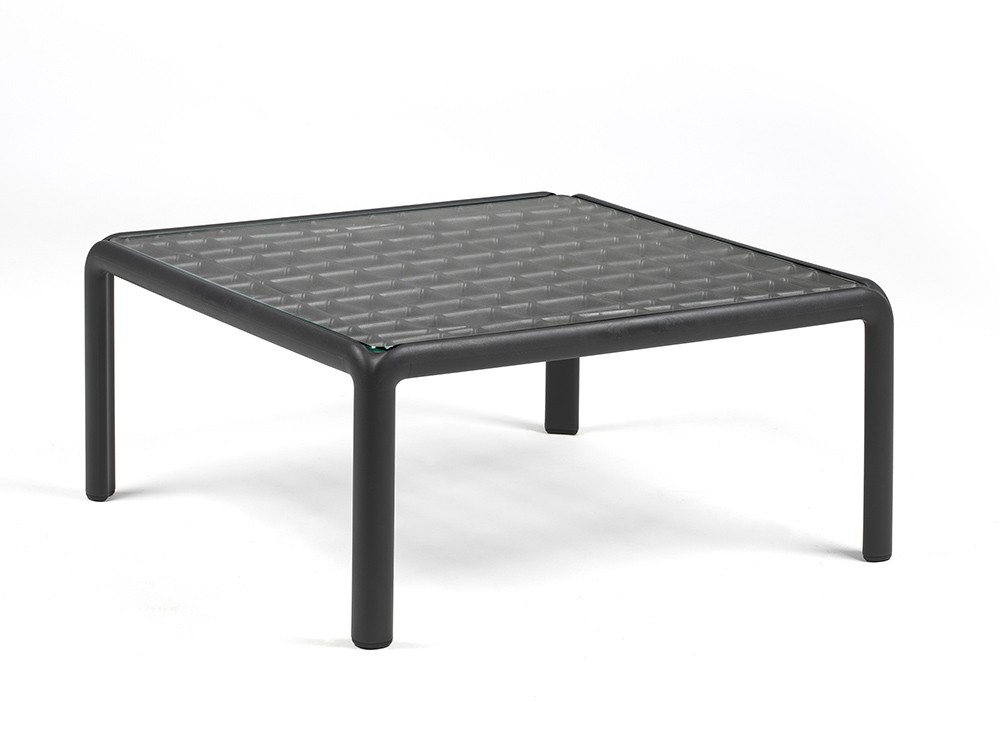 Mesa de centro de polipropileno con opción de sobre de cristal para terraza o jardín Komodo de Nardi - 7