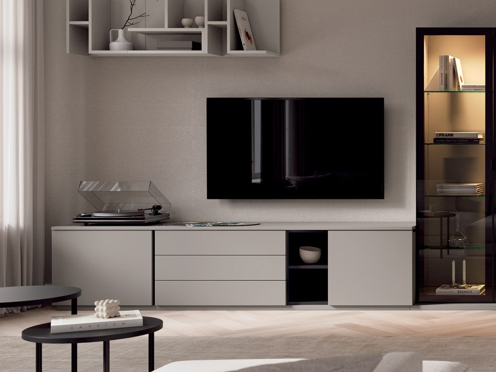 Composición de salón con vitrina Muss 07 de Tegar Mobel - 1