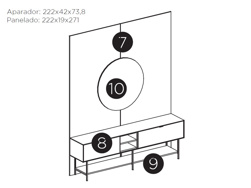 Aparador Natur 07 de Tegar Mobel - 10