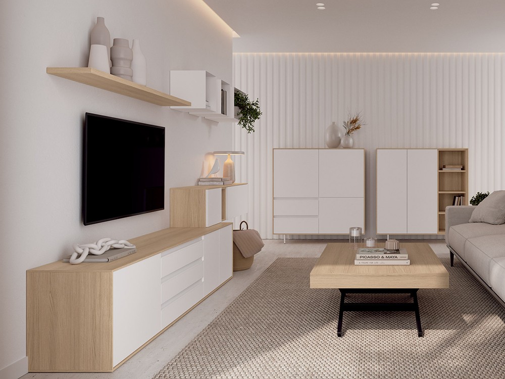 Aparador alto Natur 06B de Tegar Mobel - 12 Aparador alto Natur 06B de Tegar Mobel - 12