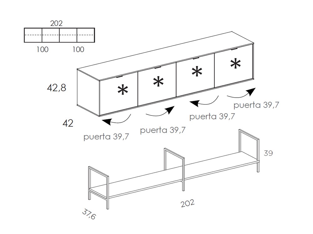 Aparador Natur 02 de Tegar Mobel - 9