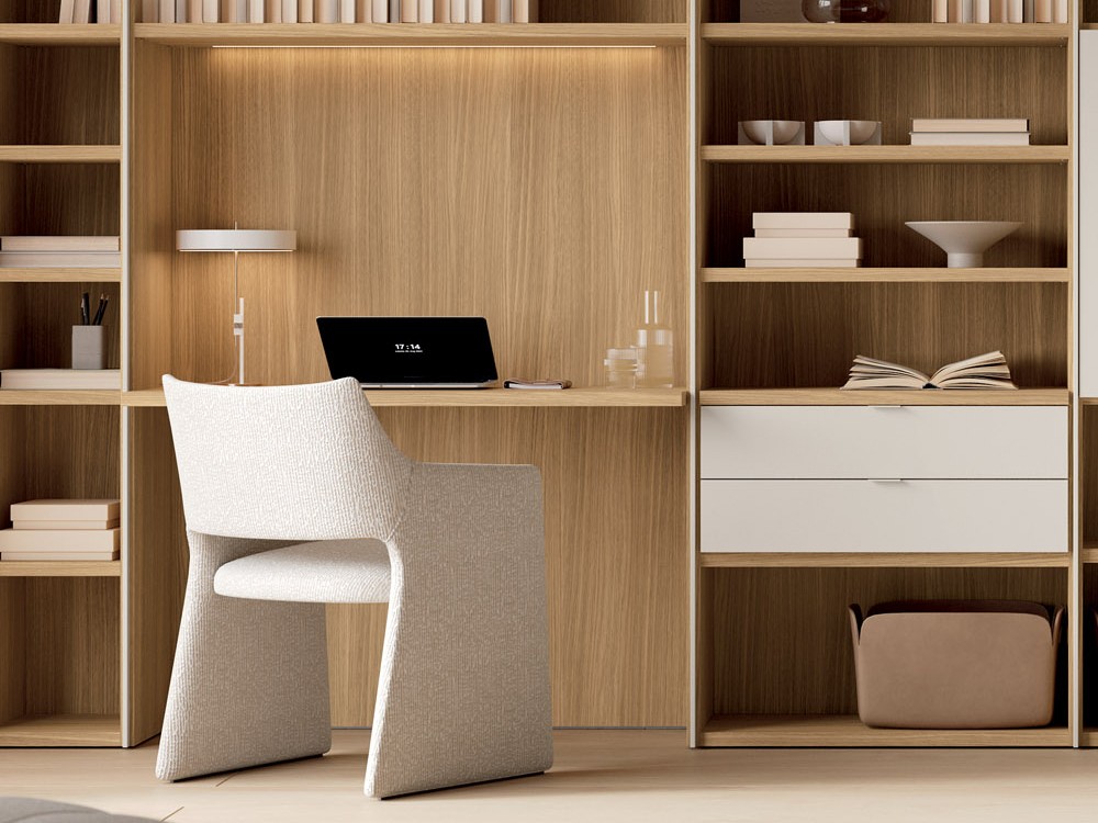 Librería para salón con escritorio 02 de Tegar Mobel - 2