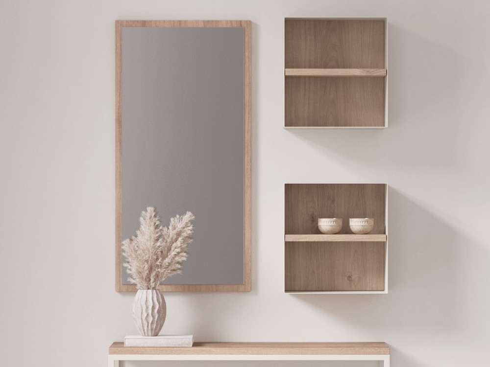 Mueble recibidor con espejo 02 de Tegar Mobel - 2