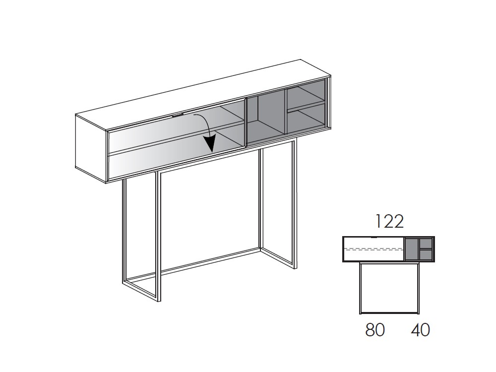 Mueble recibidor Natur 04 de Tegar Mobel - 3