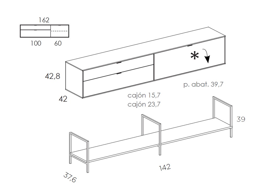 Mueble recibidor Natur 05 de Tegar Mobel - 8