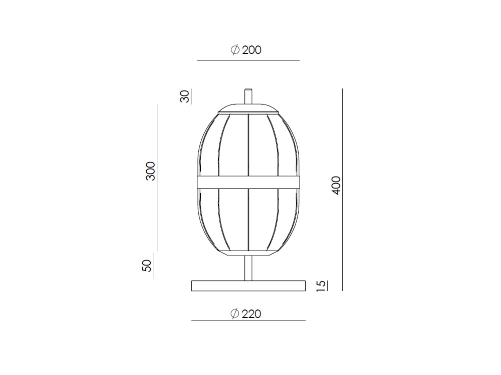 Lámpara de sobremesa Pull de Aromas - 3