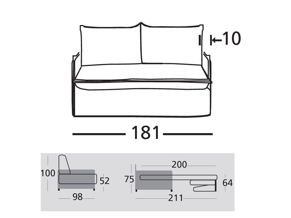 Sofá Cama Andría de Zardá - 4