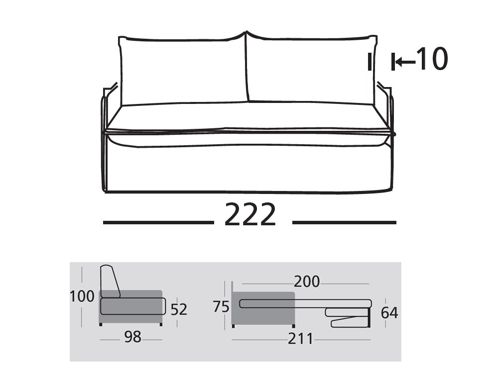 Sofá Cama Andría de Zardá - 6