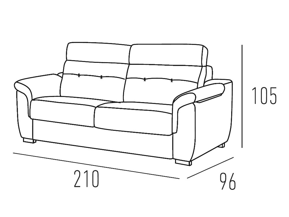 Sofá cama Zaira Express de Mopal - 5