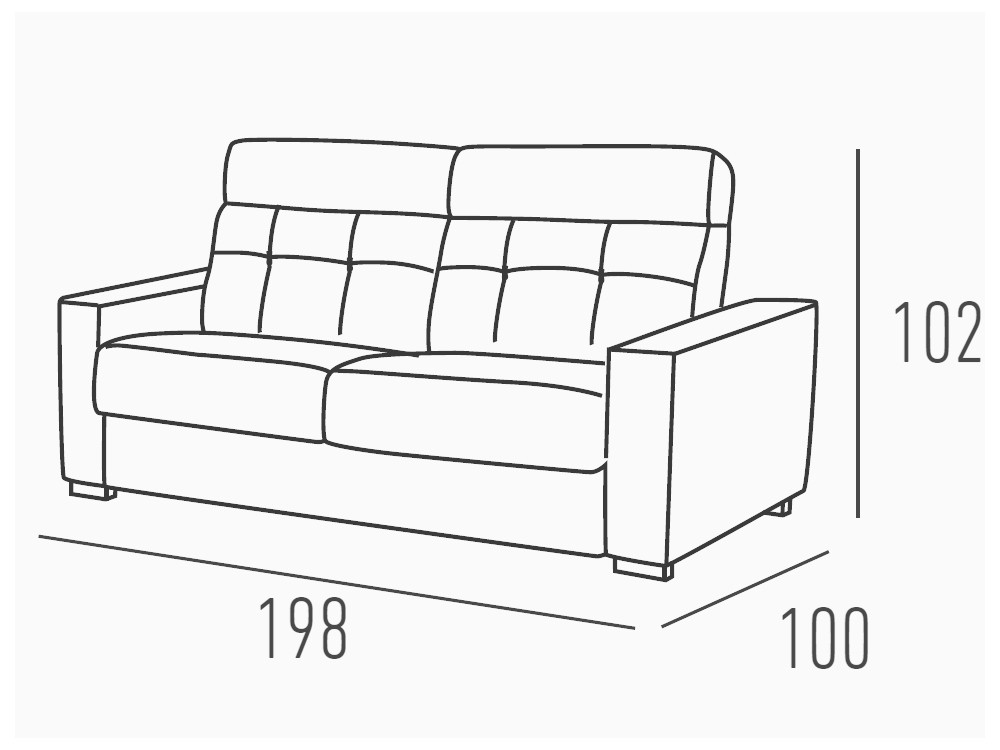 Sofá cama Aroa Express de Mopal - 5