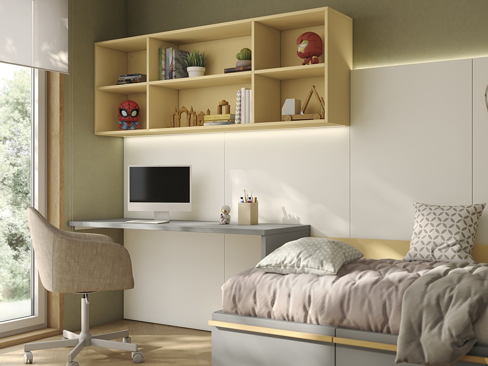 Cama con cajones y cabecero arcón Stay Young 01 de Antaix - 3