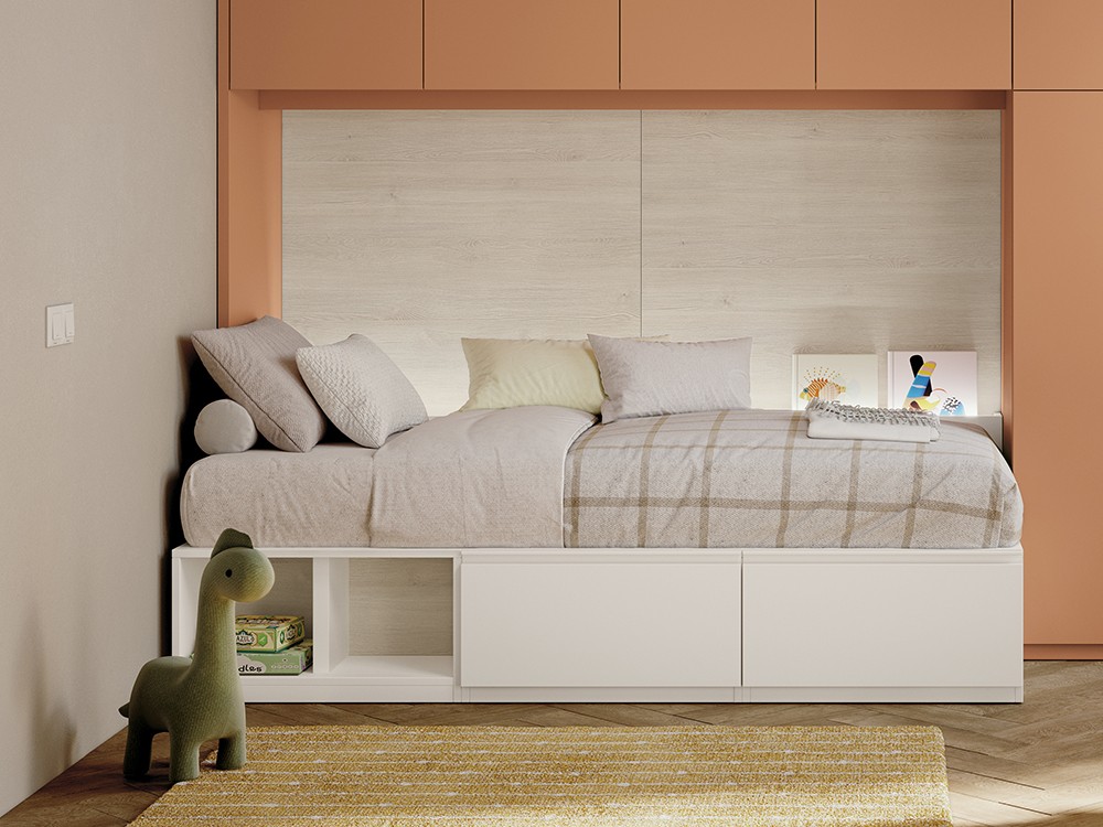 Dormitorio con puente de armarios Stay Young 03 de Antaix - 2