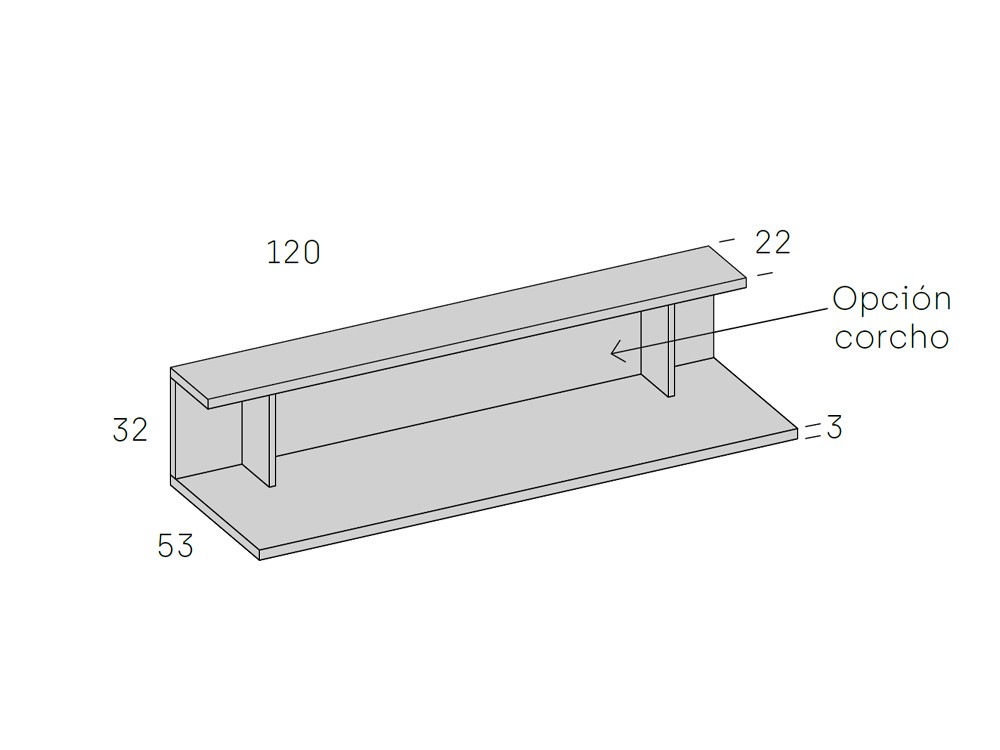 Dormitorio con puente de armarios Stay Young 03 de Antaix - 8