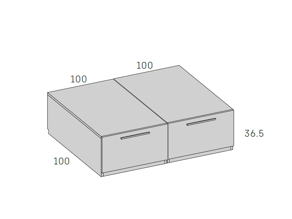 Cama juvenil con cajones Stay Young 06 de Antaix - 5