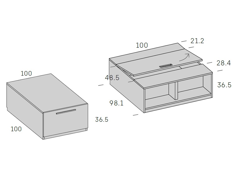 Cama con cajones Stay Young 07 de Antaix - 5