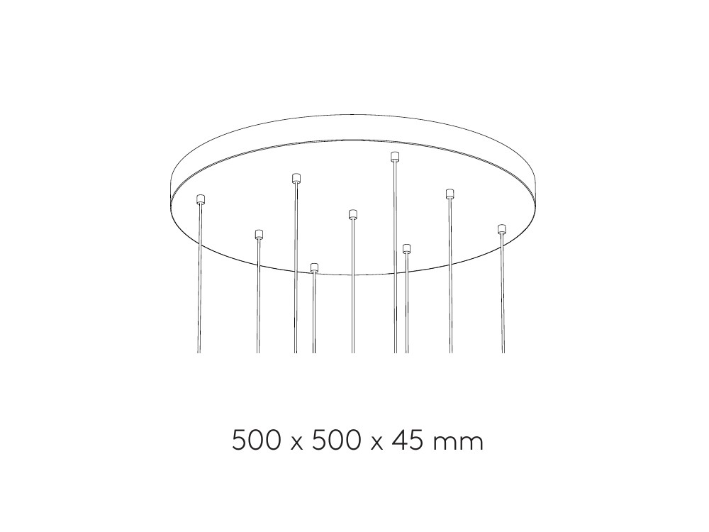Florón 9 salidas redondo  de Aromas del campo - 3