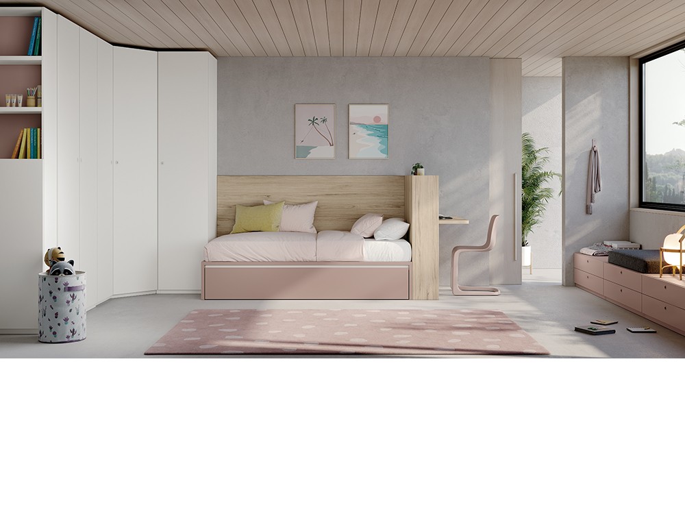 Cama con escritorio Stay Young 16 de Antaix - 3